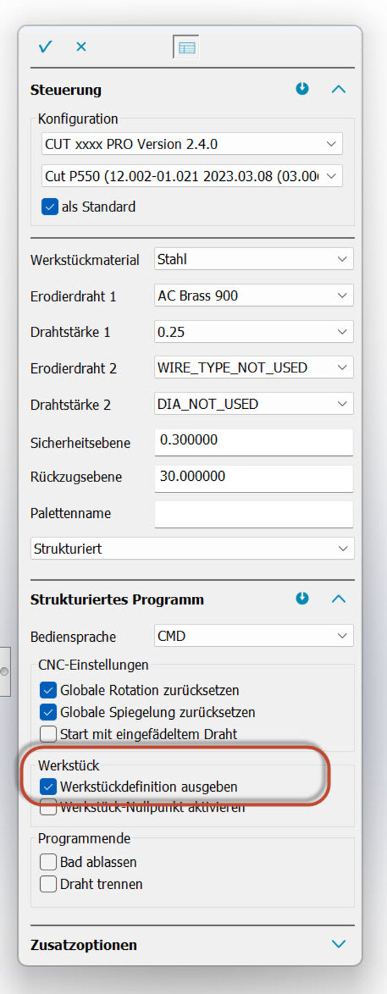 Uniqua: Piece Common-Mode (Sequentielle Übergabe mit Werkstück)