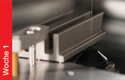 Geschichte und Bedeutung der Funkenerosion, Funkenerosive Bearbeitungsverfahren, Wirkungs-weise, Aufbau und Funktionsweise von Erodiermaschinen, Bearbei-tungsparameter der Funkenerosion, Kenngrößen von Oberflächen,  Erodiertechnologien und Schneid-techniken, Erstellung von CNC-Programmen